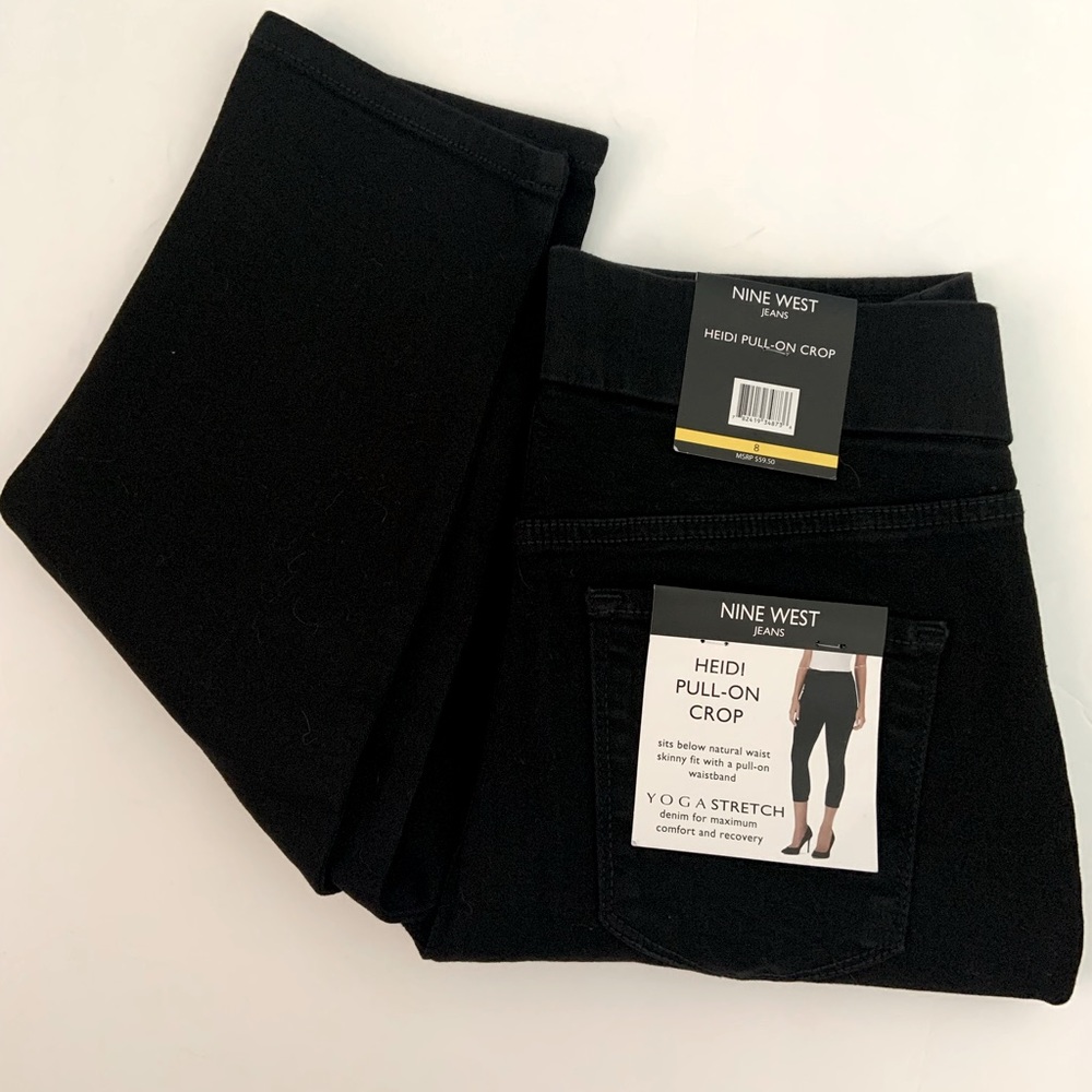 Nine West Pull-on crop jeans